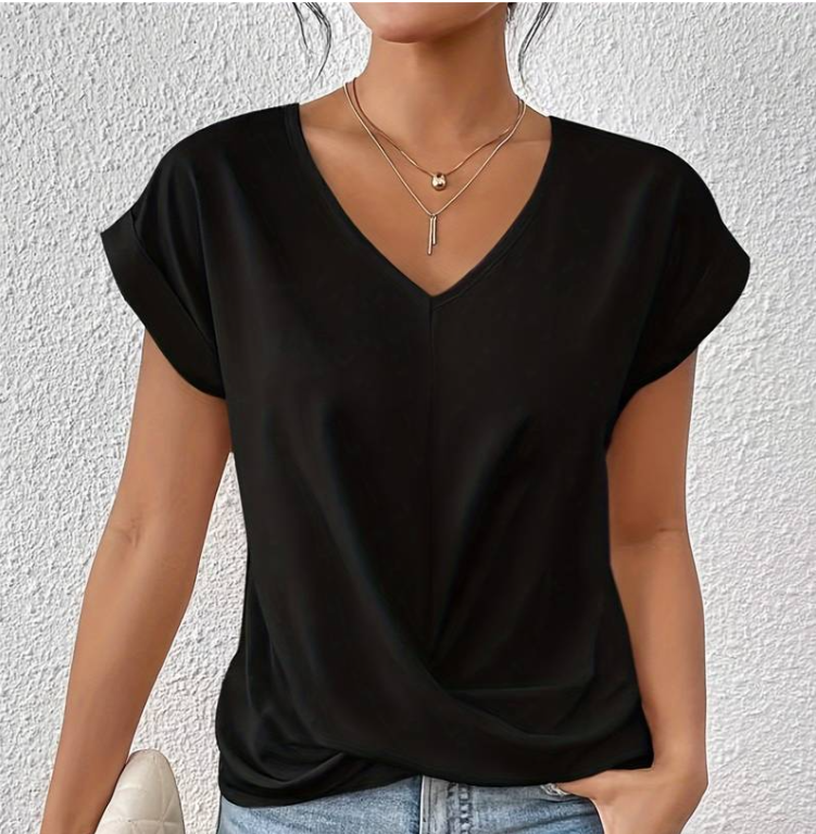 CELESTE – Elegantes V-Ausschnitt Top für Damen