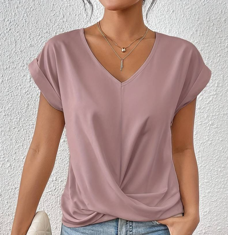 CELESTE – Elegantes V-Ausschnitt Top für Damen
