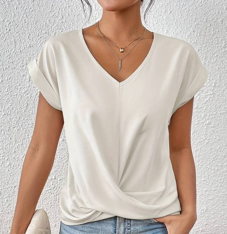 CELESTE – Elegantes V-Ausschnitt Top für Damen