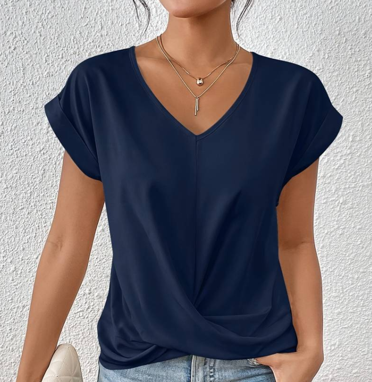 CELESTE – Elegantes V-Ausschnitt Top für Damen