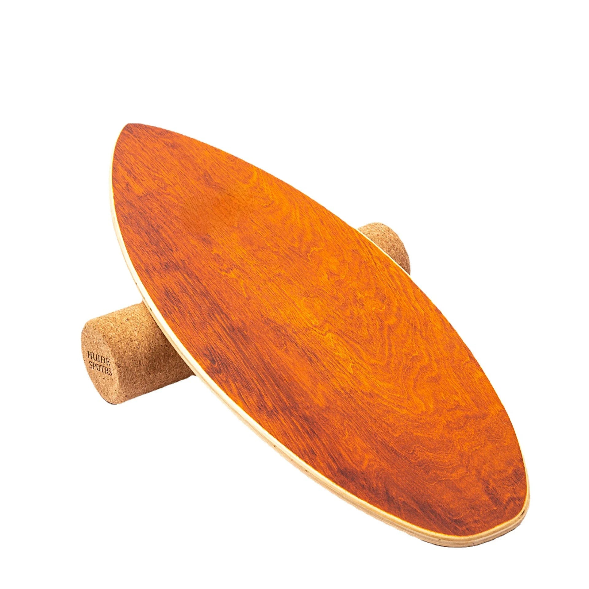 Variant image for Fischförmiges Balance Board aus Holz für Fitness und Yoga - Kompakt 78 x 30 x 1,5 cm, Ideal für Wackelbrett-Training-2