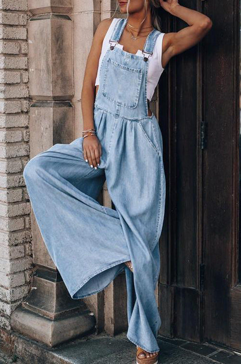 MILA – Stylischer Denim-Jumpsuit für Damen