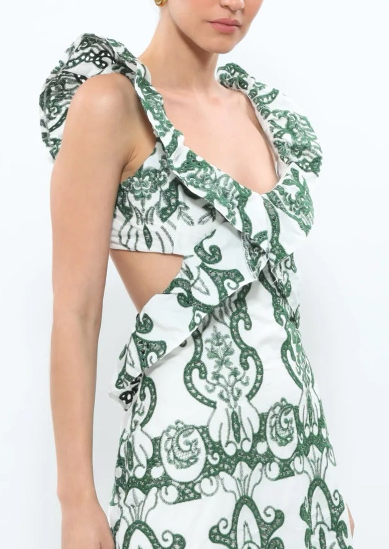 ELEGANT AFFAIR MAXIKLEID – Zeitloser Stil mit V-Ausschnitt