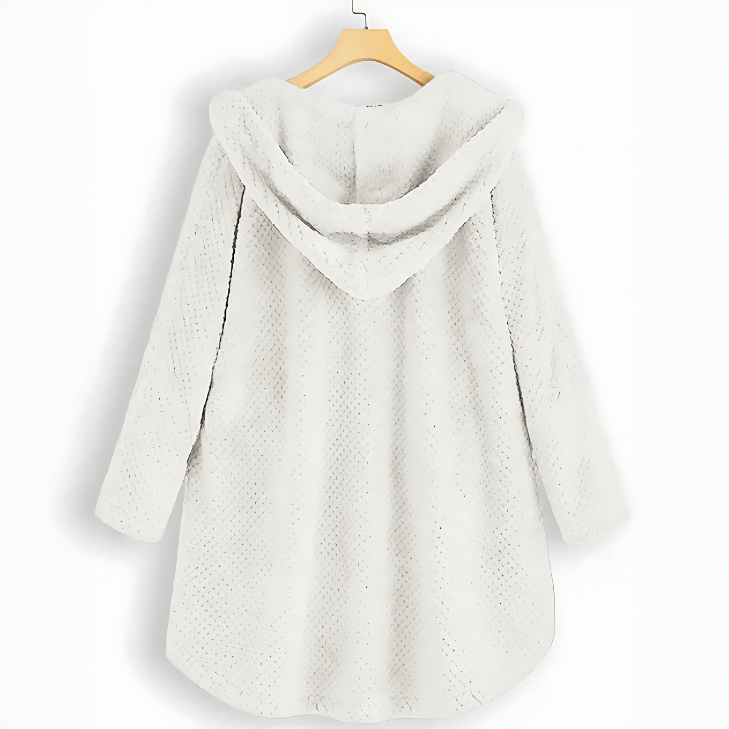 Arendal – Fleece-Strickjacke mit Kapuze