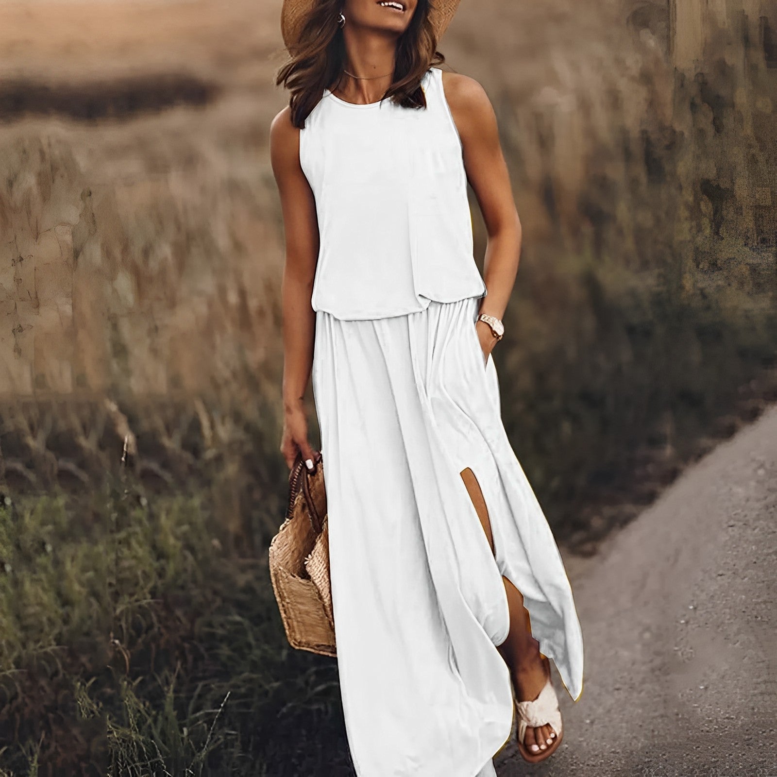 JULIET – Zeitlos Elegantes Sommerkleid aus Baumwolle