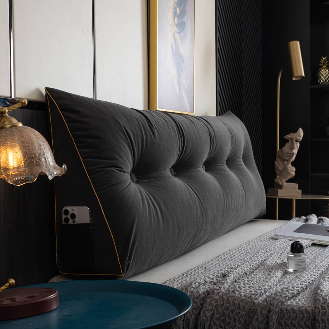 Variant image for Ergonomisches Wedge-Kissen für Rücken- und Nackenunterstützung - Waschbare Abdeckung, Ideal für Bett und Sofa, Neutralfarbe-13