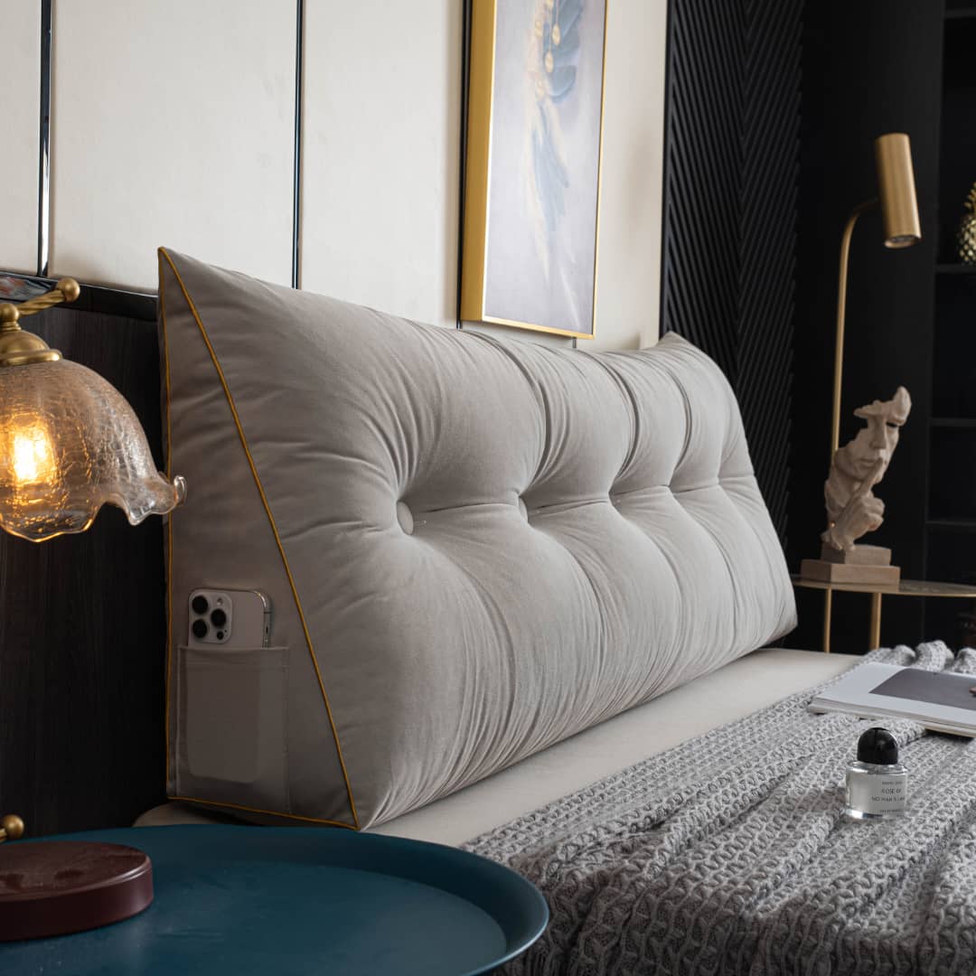 Variant image for Ergonomisches Wedge-Kissen für Rücken- und Nackenunterstützung - Waschbare Abdeckung, Ideal für Bett und Sofa, Neutralfarbe-7