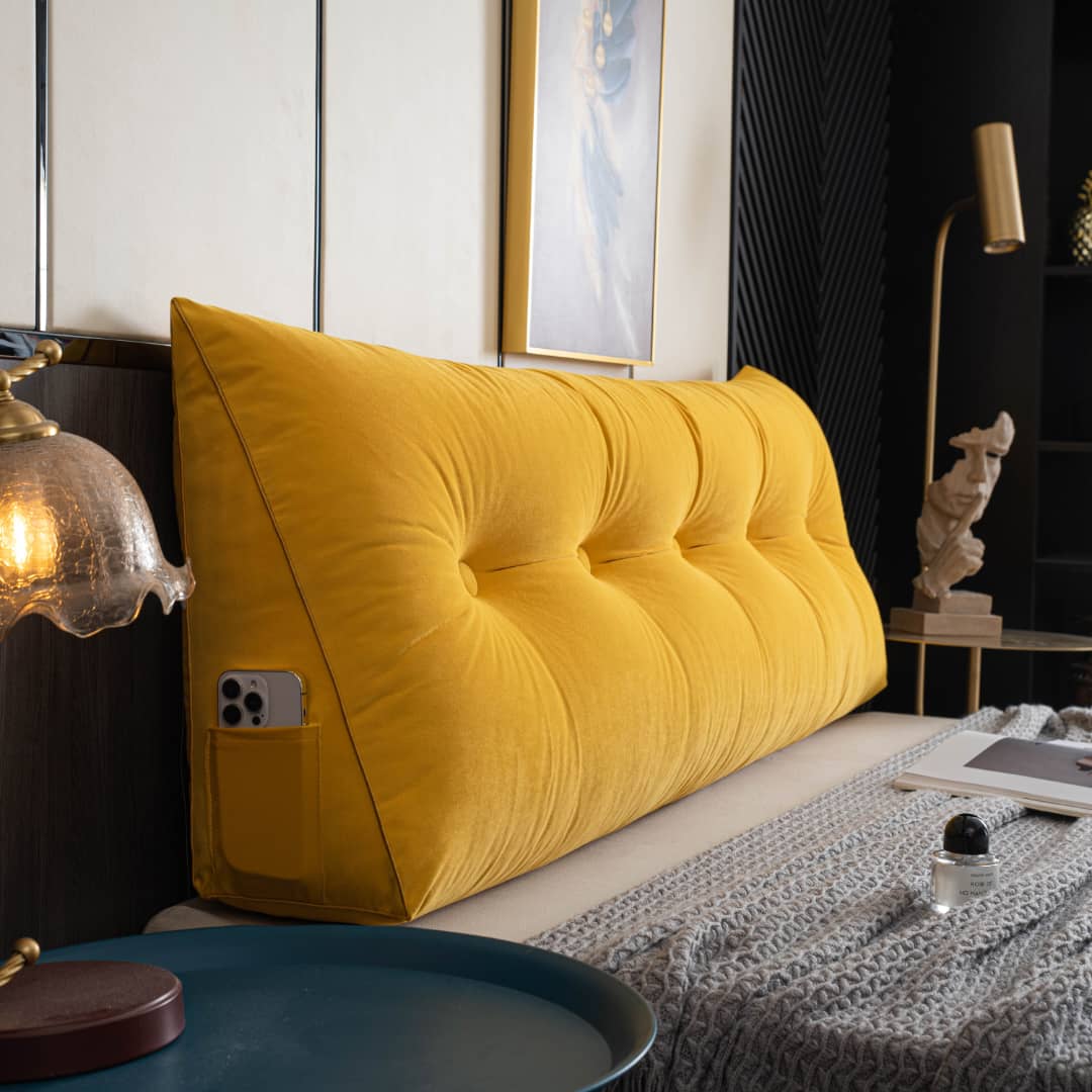 Variant image for Ergonomisches Wedge-Kissen für Rücken- und Nackenunterstützung - Waschbare Abdeckung, Ideal für Bett und Sofa, Neutralfarbe-19
