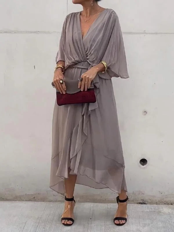 Eva – Elegantes und leichtes Chiffonkleid