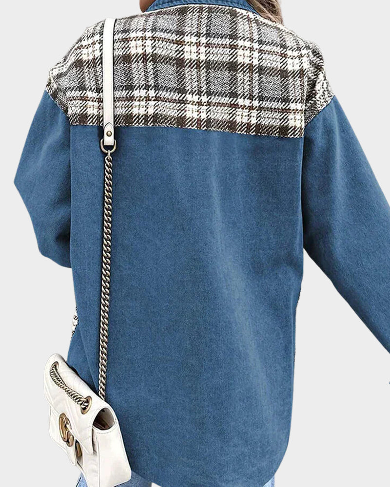 Salena - Modische Vintage-Denim-Damenjacke