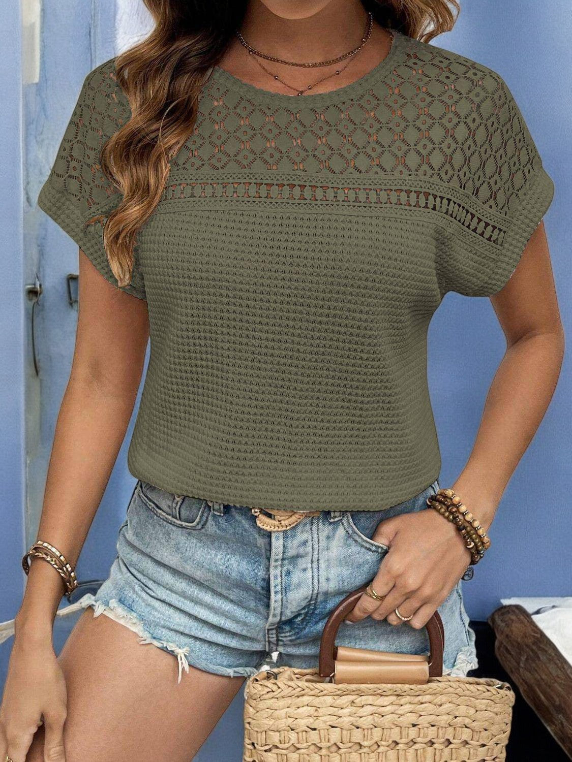 LEICHTE SOMMERKNIT – Atmungsaktives Oberteil aus Baumwolle