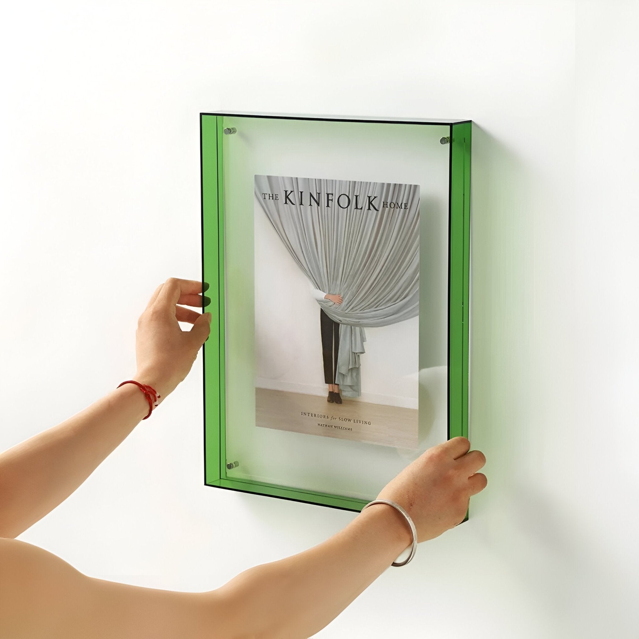 Farbiger Transparenter Acrylbilderrahmen Rechteckig in Verschiedenen Größen - Modernes Design für Fotos-4