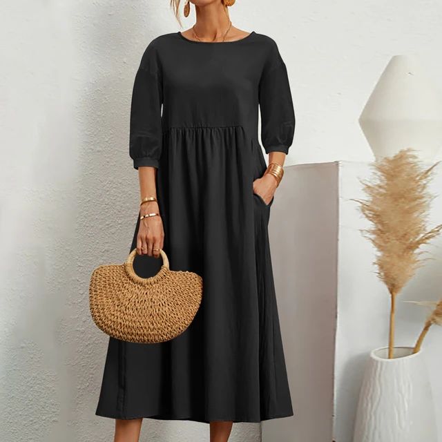 ARIZONA – Elegantes Midi-Kleid aus hochwertigem Stoff