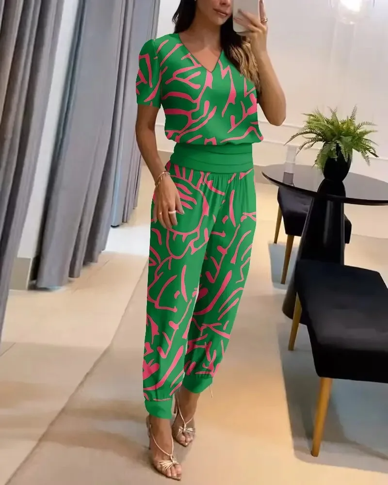 Irmelin – Elegantes Set Mit Oberteil Und Hose