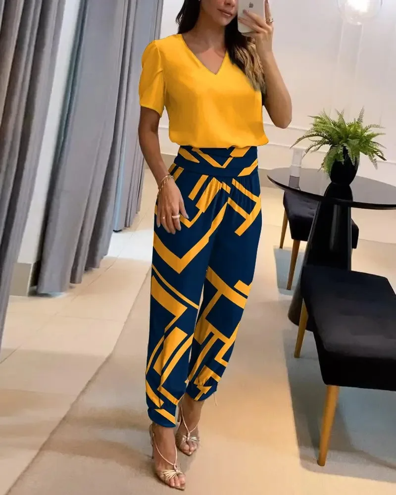 Irmelin – Elegantes Set Mit Oberteil Und Hose