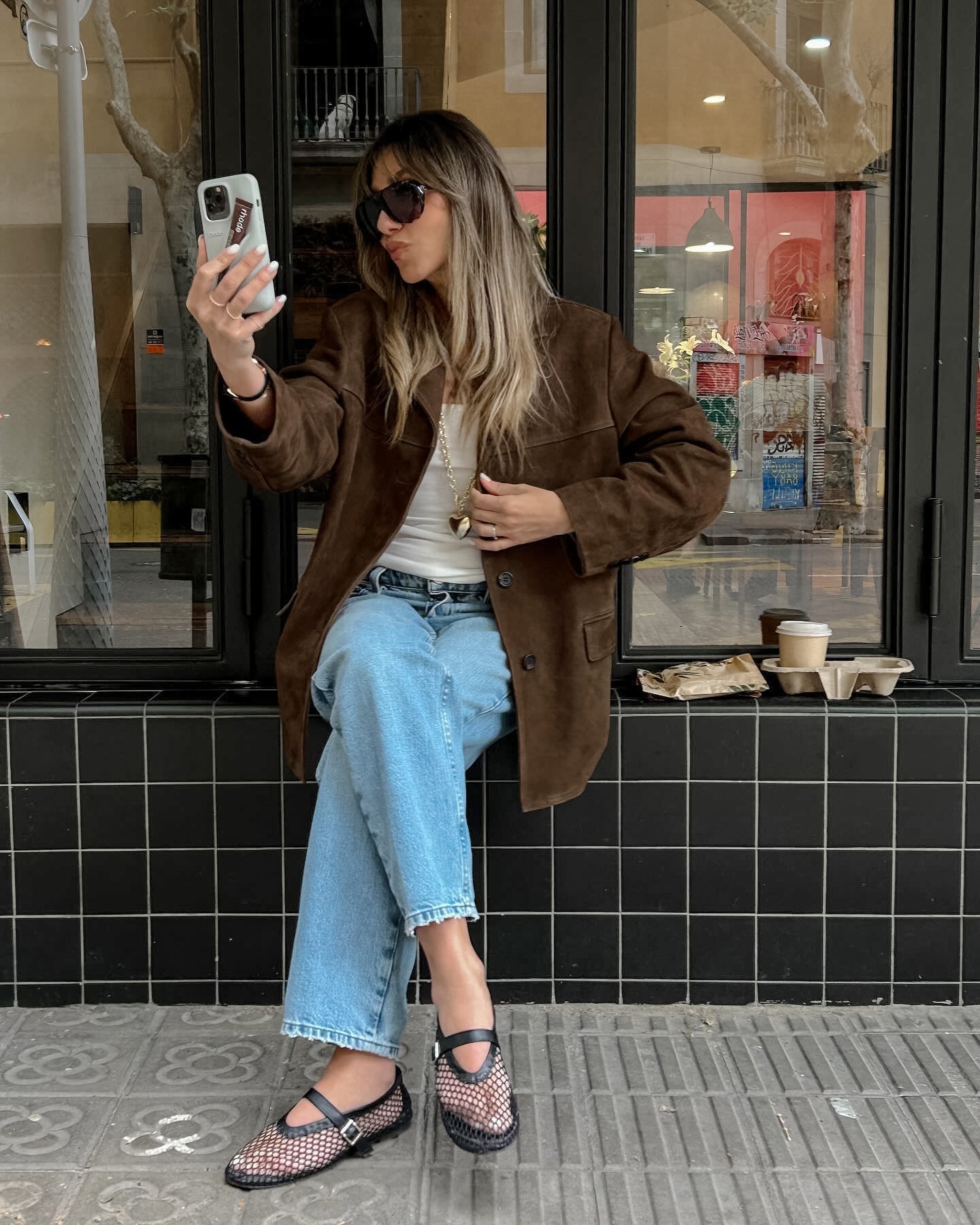 Braune Jacke in Wildleder-Optik | Eleganz und Komfort für kühle Tage