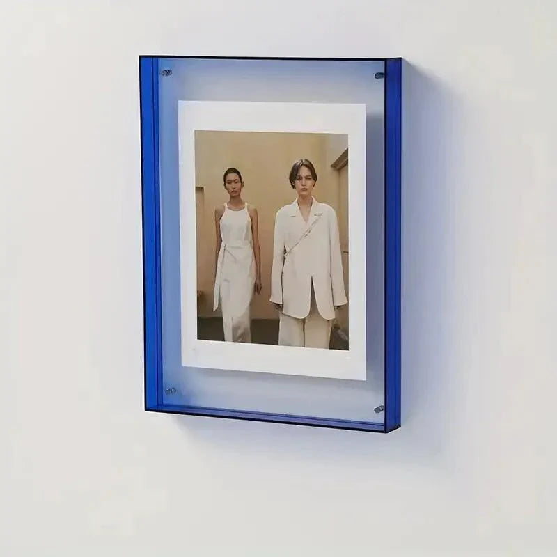 Variant image for Neon Transparenter Fotorahmen im Minimalistischen Design - 16 x 21 cm und 15 x 19 cm, Acryl, Art Deco-4