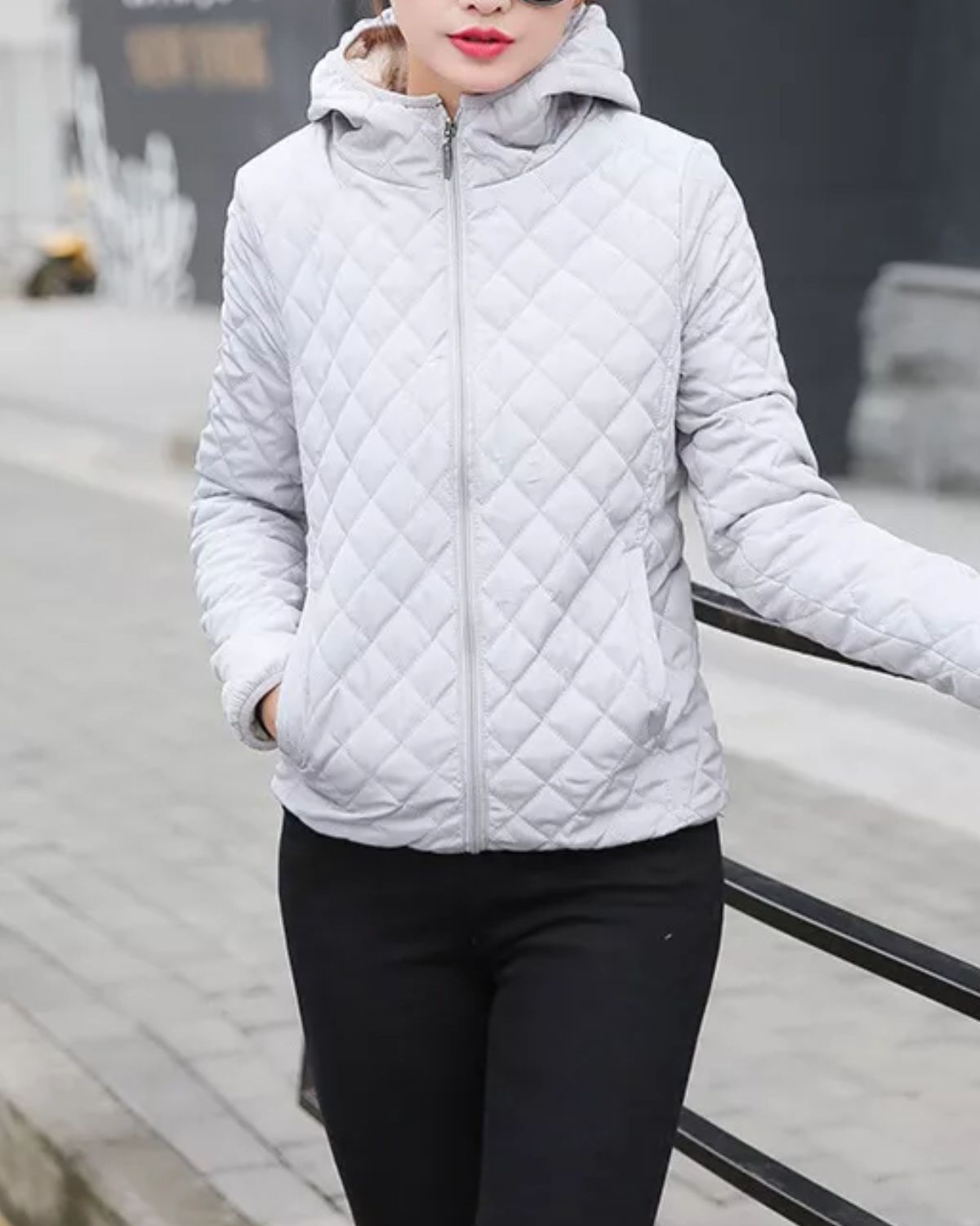 Armeegrüne Stylische Winterjacke