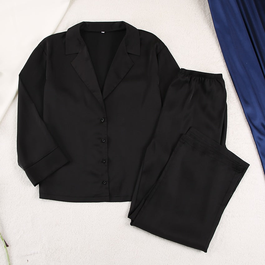 Nachtwäsche-Set aus Satin in Übergröße