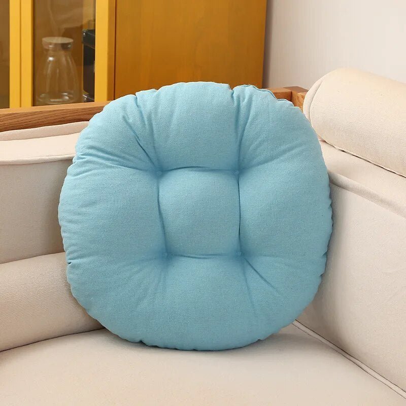 Japanisches Futon-Bodenkissen mit Dickem PU-Schaum - Vielseitiges Sitzkissen Boden in 42x42 cm und 55x55 cm, Neutralfarben-4