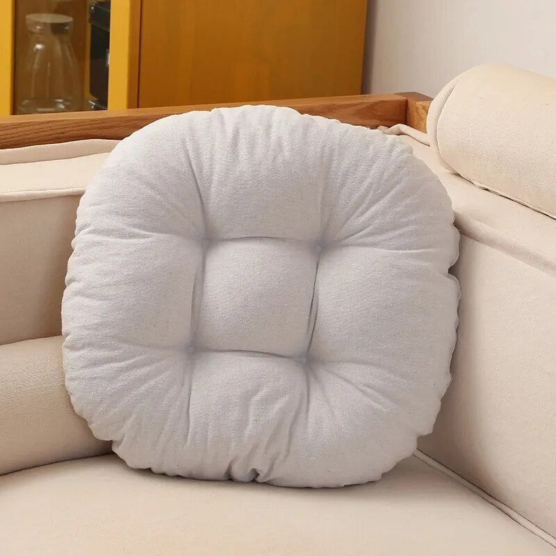 Japanisches Futon-Bodenkissen mit Dickem PU-Schaum - Vielseitiges Sitzkissen Boden in 42x42 cm und 55x55 cm, Neutralfarben-5