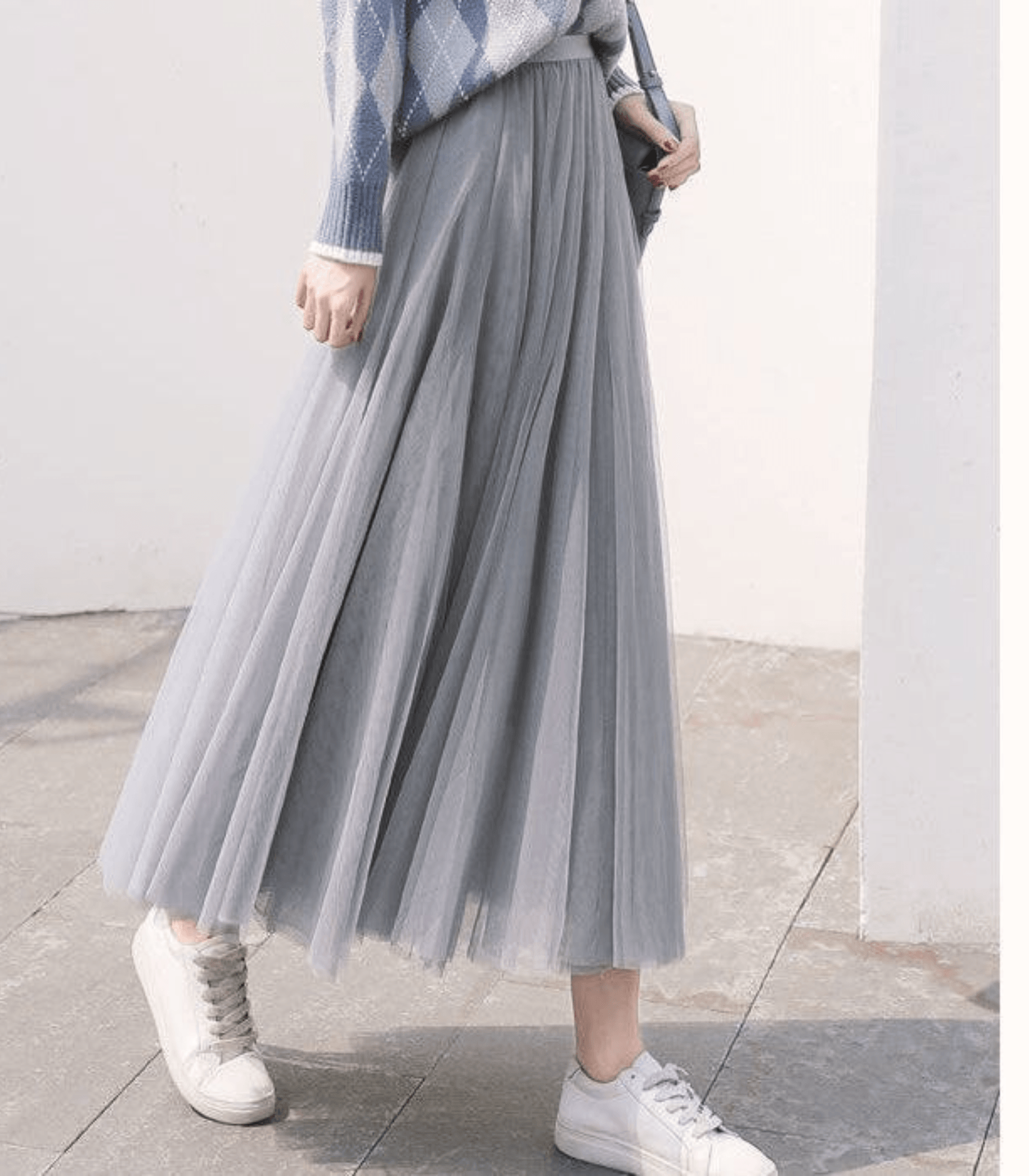 Variant image for Damenrock Knöchellang Hohe Taille Eleganter Schnitt Atmungsaktives Material-7