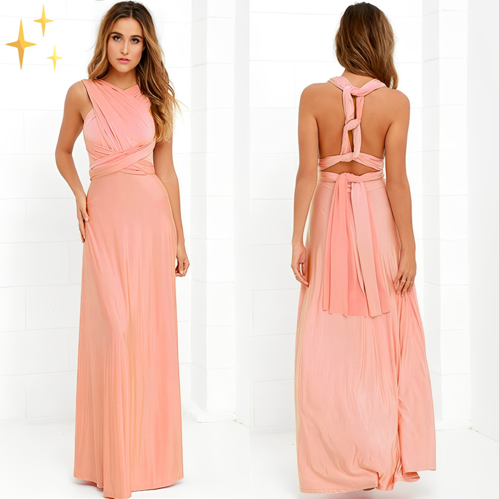 MIA – Chic Wrap Sommerkleid aus leichtem Stoff
