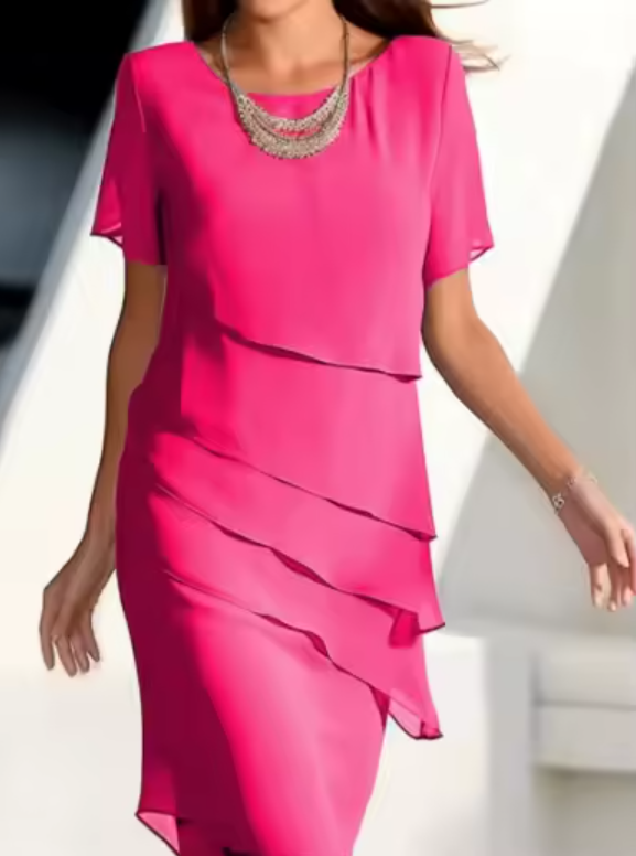 TESS – Chiffonkleid mit Eleganz und Komfort