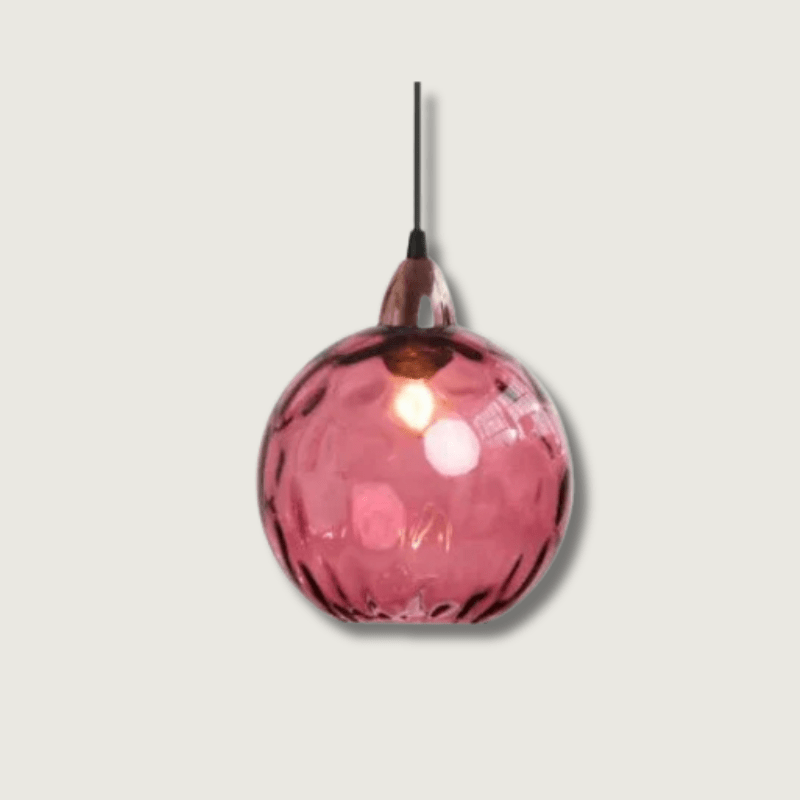 Variant image for Stilvolle Glashängelampe Pendelleuchte für Esszimmer und Wohnzimmer - Transparentes Design, E27 Anschluss, 30 cm Höhe-3