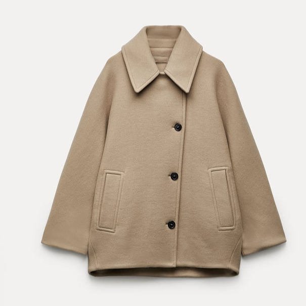 Jazzy – Oversized Wollmantel für gemütliche Herbsttage