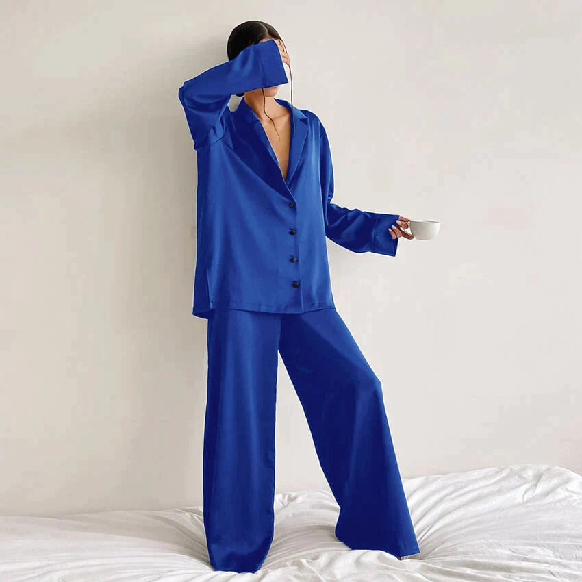 Nachtwäsche-Set aus Satin in Übergröße