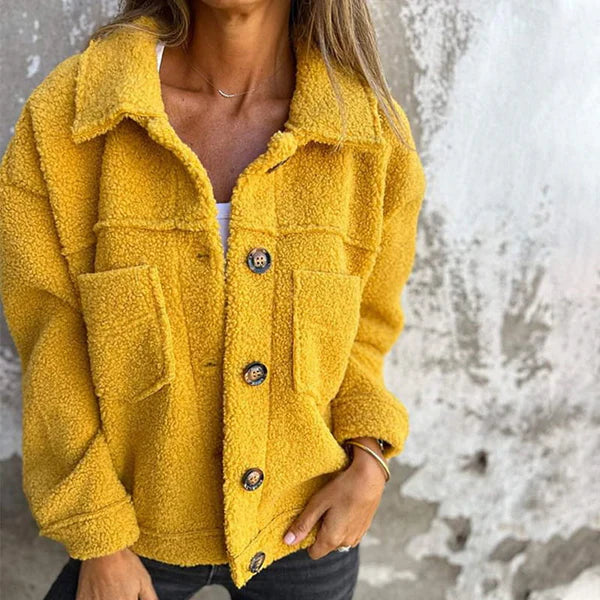Dion – Kurze Wolljacke mit Revers für Damen