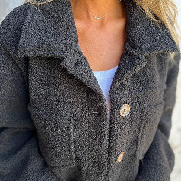 Dion – Kurze Wolljacke mit Revers für Damen