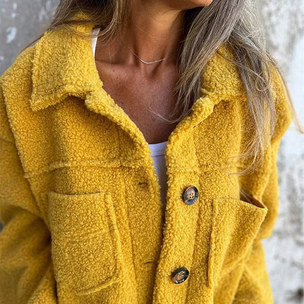 Dion – Kurze Wolljacke mit Revers für Damen