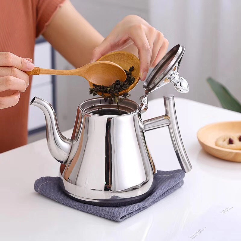 Edelstahl Teekessel mit Abnehmbarem Infuser - Induktionsgeeignet, 1,0L, 1,5L und 2,0L Kapazität für Perfekten Teegenuss-5