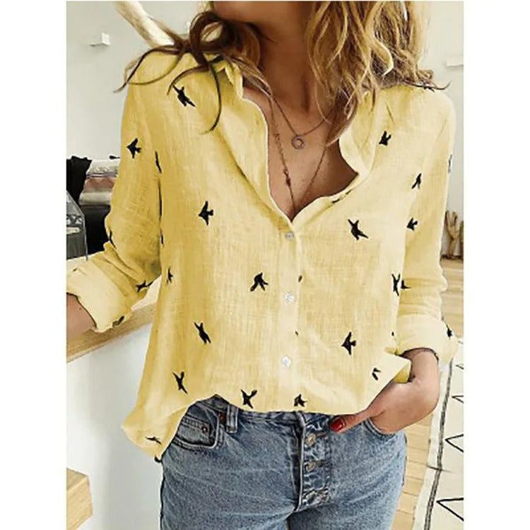 SOPHIA – Lässige Bluse mit Knopfleiste für Elegante Outfits