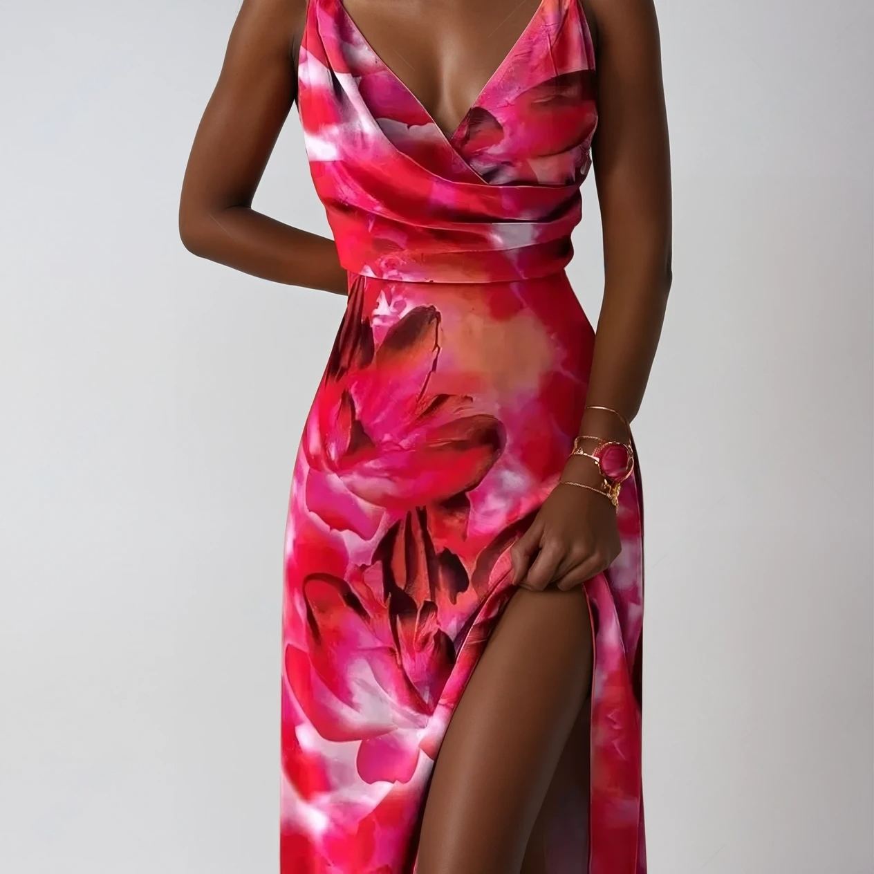 LIVIA – Leichtes Sommer-Maxi-Kleid aus Baumwolle