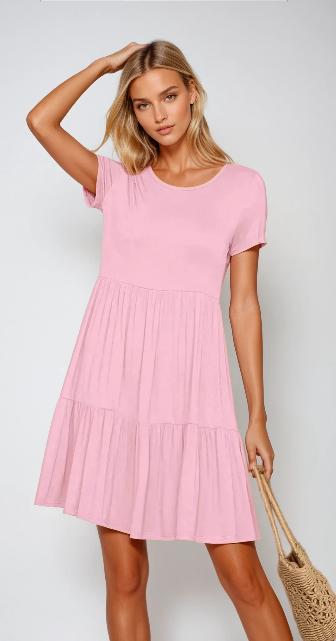 CLASSIC TEE MINI DRESS – Bequemes Sommerkleid aus Baumwolle