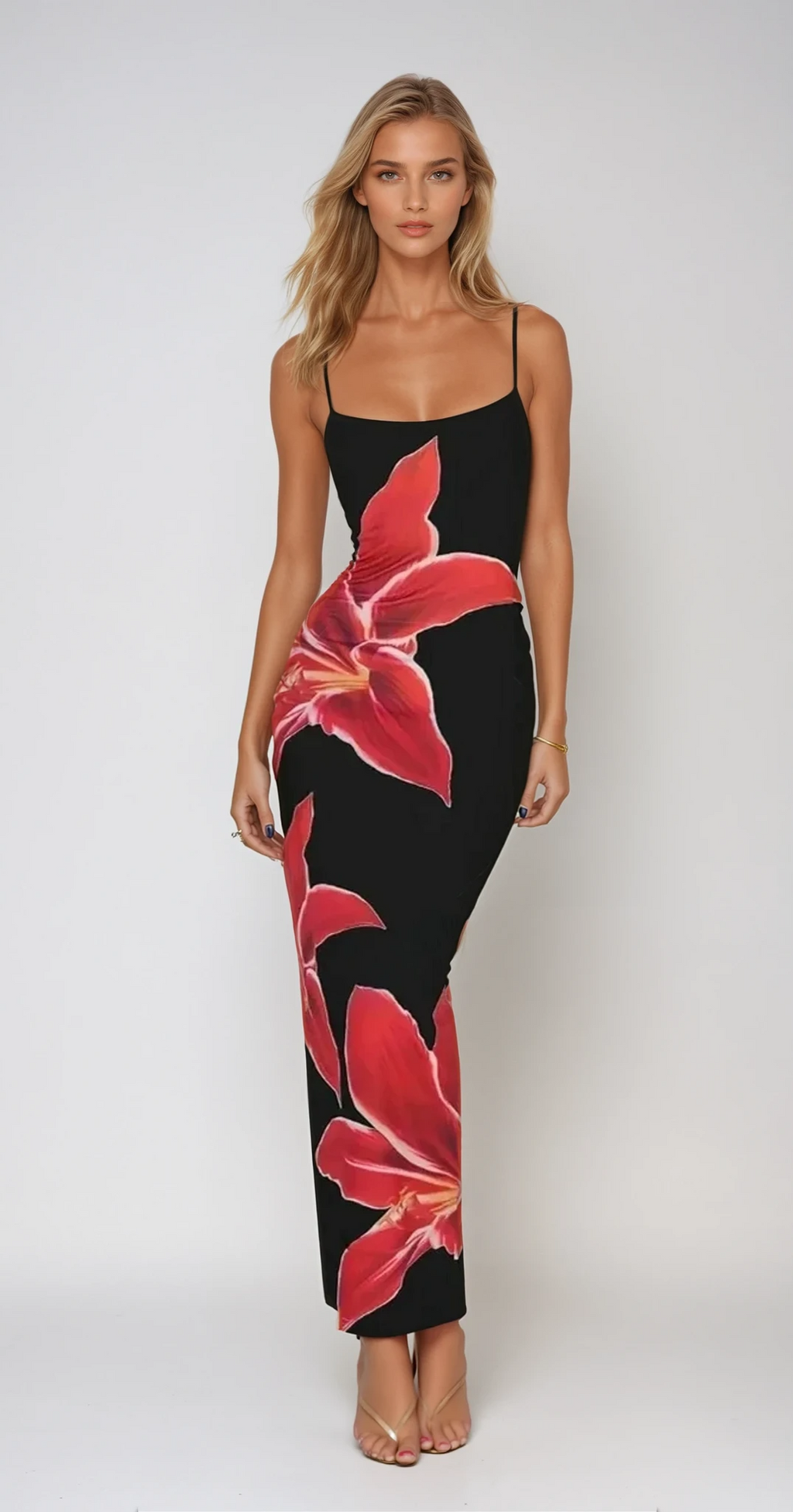 ARIA – Elegantes Blumenkleid aus leichtem Stoff