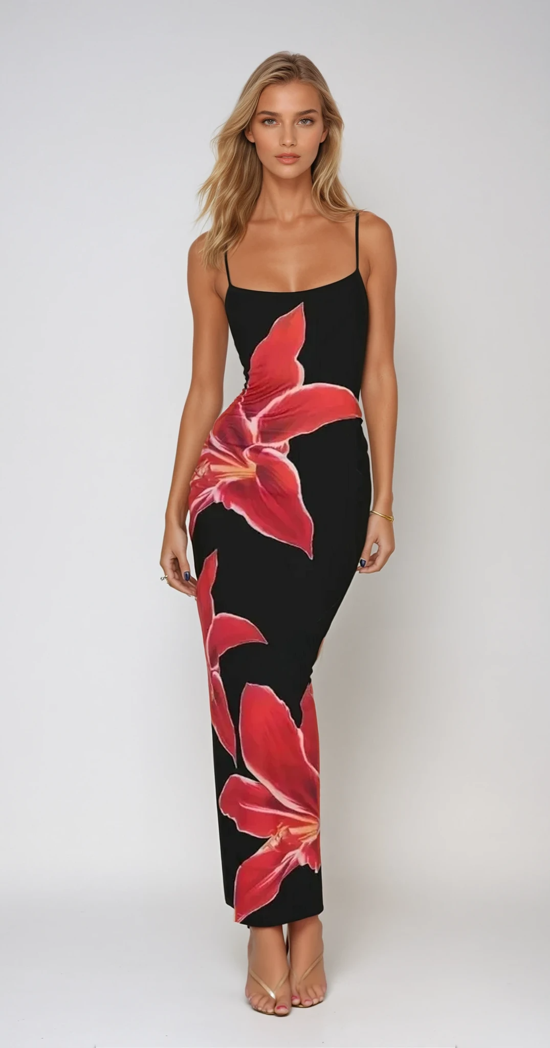ARIA – Elegantes Blumenkleid aus leichtem Stoff