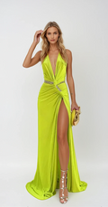 ELENA – Trendiges Sommerkleid mit V-Ausschnitt und Gürtel