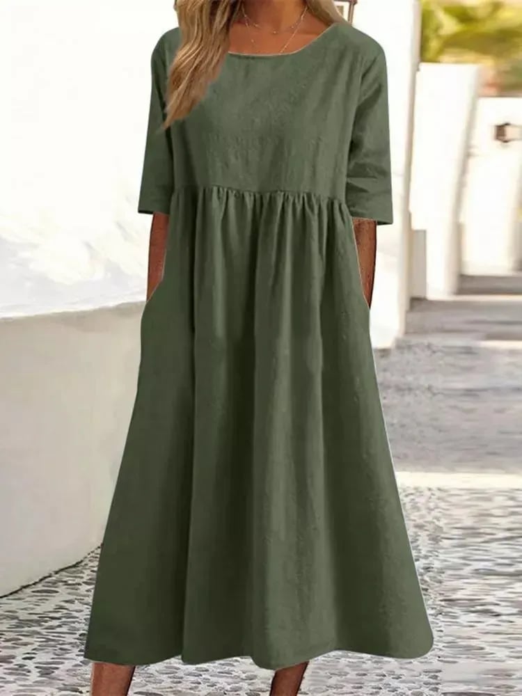 LILA – Leichtes Atmungsaktives Sommerkleid für Warme Tage
