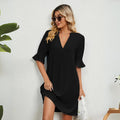 Ester – Bequemes Kleid mit V-Ausschnitt