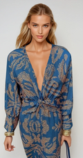 ALLENDE – V-Ausschnitt Sommerkleid für Damen mit Chic