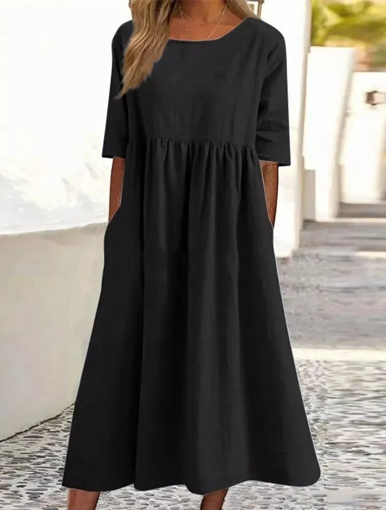 LILA – Leichtes Atmungsaktives Sommerkleid für Warme Tage