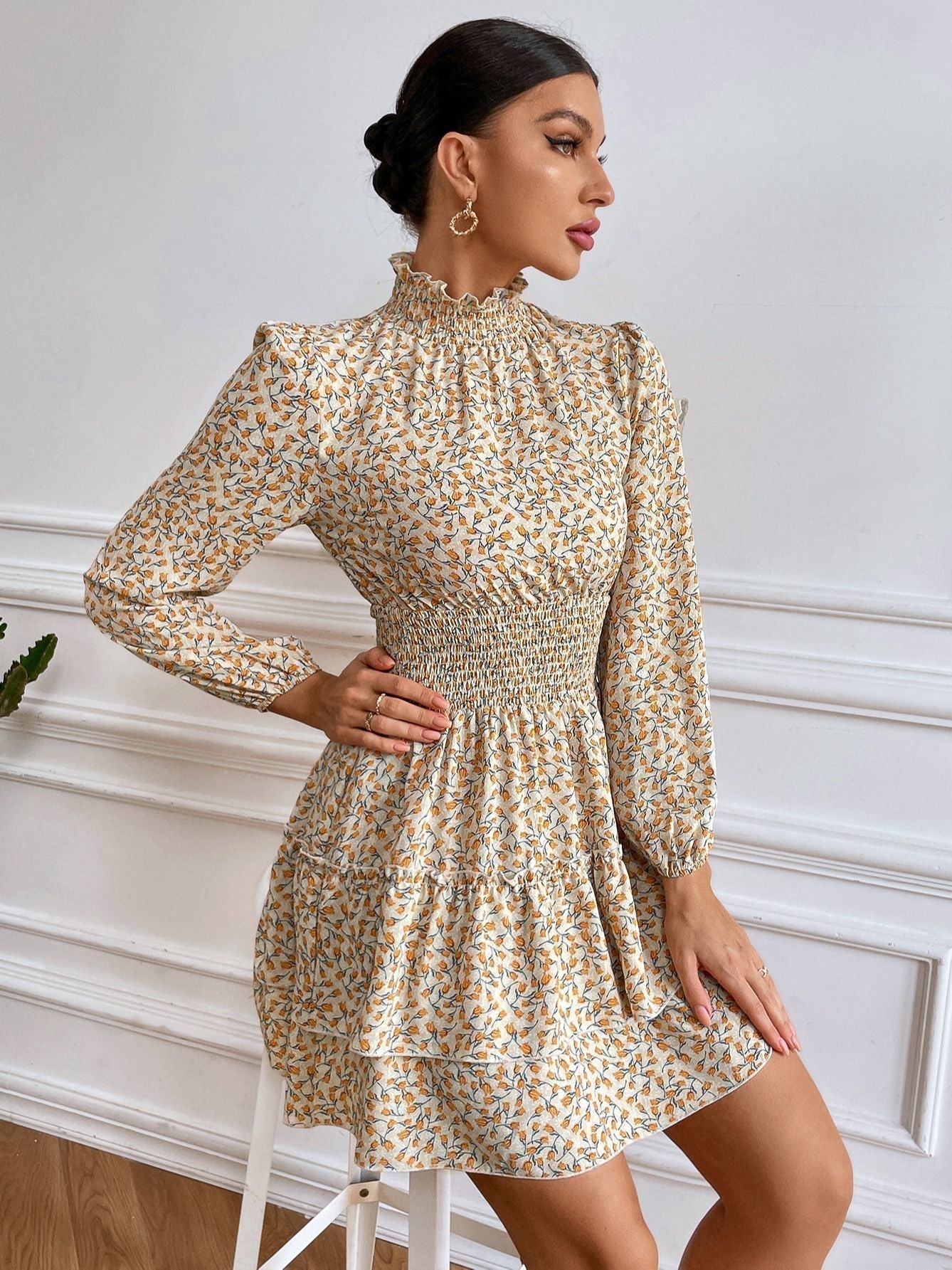 Blumenmuster-Kleid | Feminine Eleganz mit verspieltem Touch