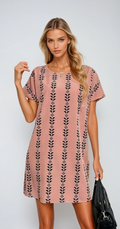 FLORAL CHARM – Kurzärmliges Sommerkleid mit Blumenmuster