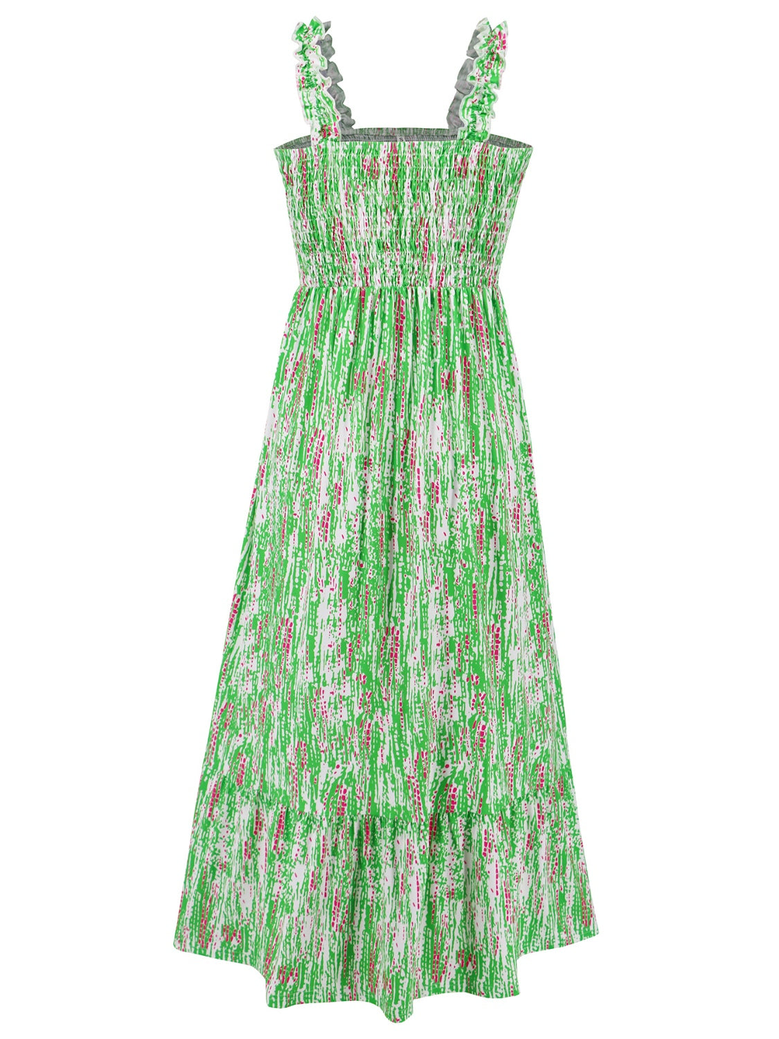 SUNNY DAYS – Smocked Ärmelloses Sommerkleid für Damen