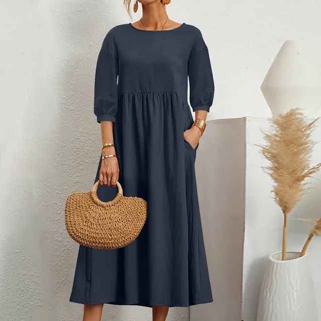 ARIZONA – Elegantes Midi-Kleid aus hochwertigem Stoff
