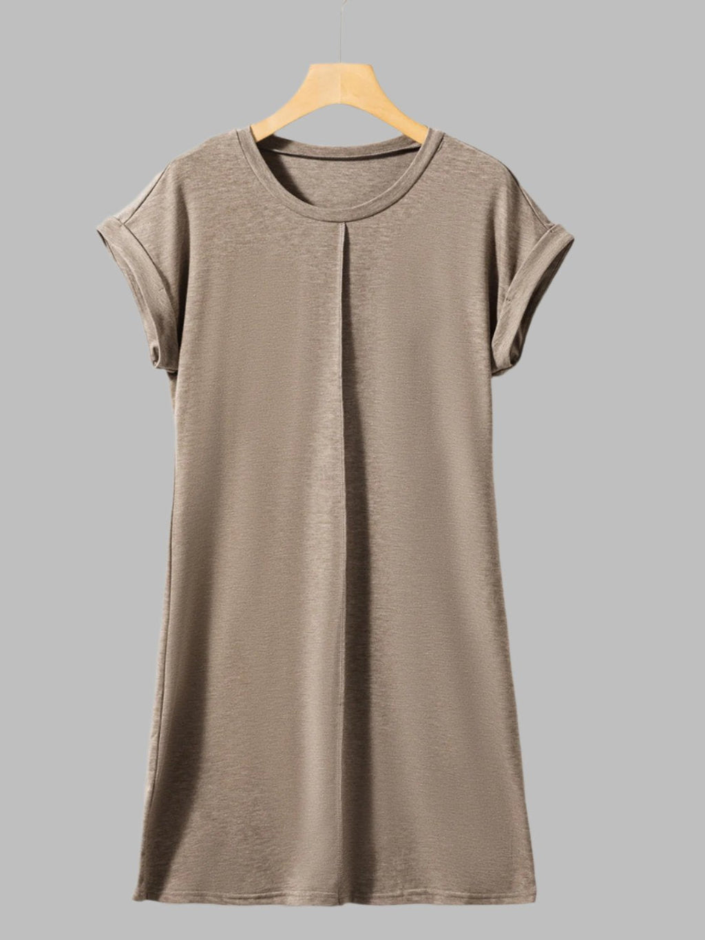 SEAM – Mini Kleid mit Rundhalsausschnitt und Schnittdetails
